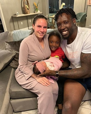 Jason Pierre-Paul with his wife and children - posted October 2019 (Instagram)