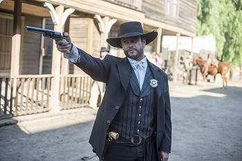 Luke Hemsworth in Westworld  (Image: Cowboys & Indians Magazine)