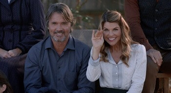 Mark Humphrey, Lori Loughlin in When Calls the Heart (Image: My Devotional Thoughts)