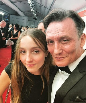 Oliver Masucci with his daughter Milla Masucci (Source: Instagram) 